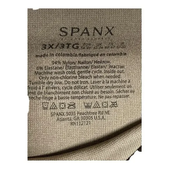 SPANX Look At Me Now Brown Black Animal Print Legging Pants 3X - Picture 4 of 5